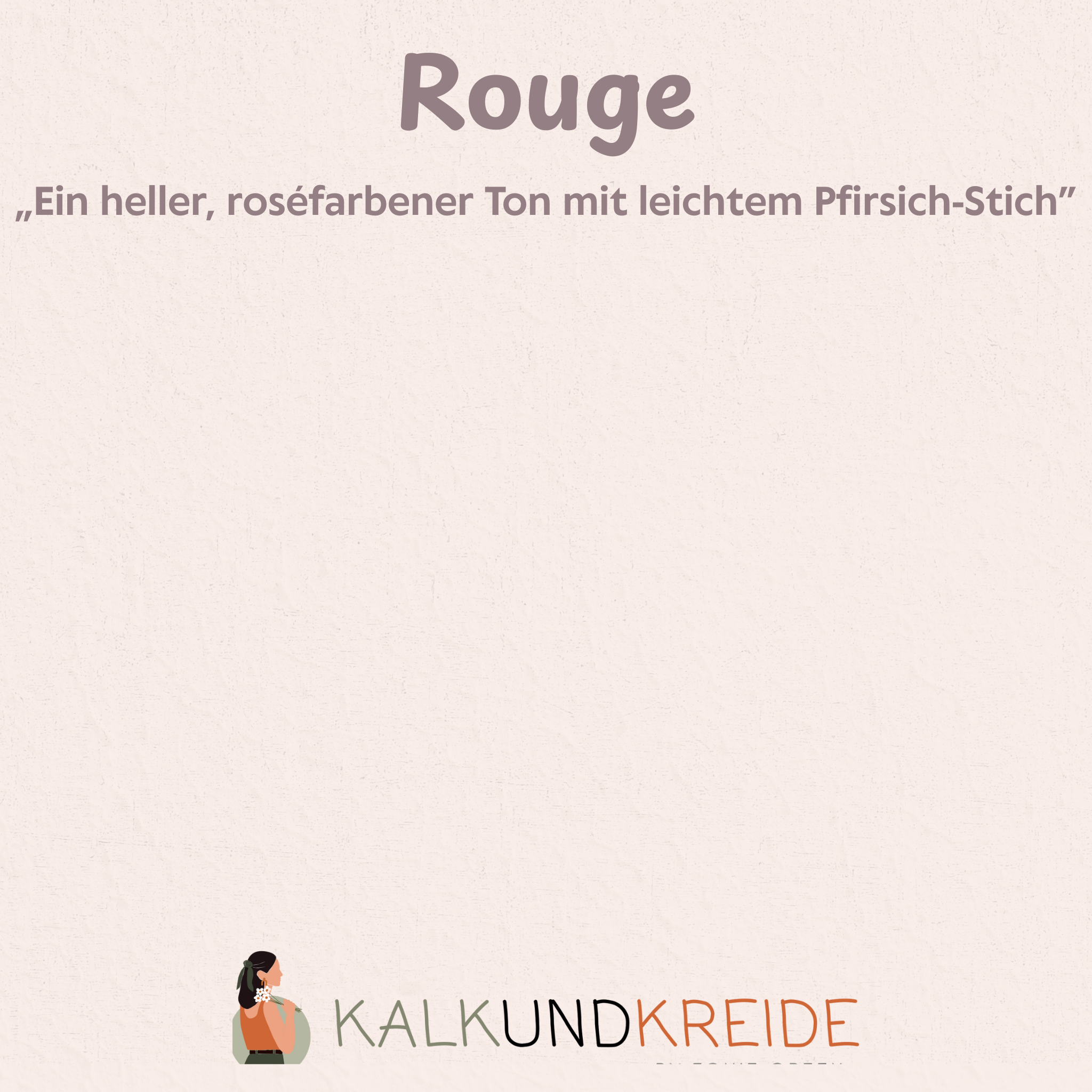 Matte Möbel-/Lackfarbe "Rouge"