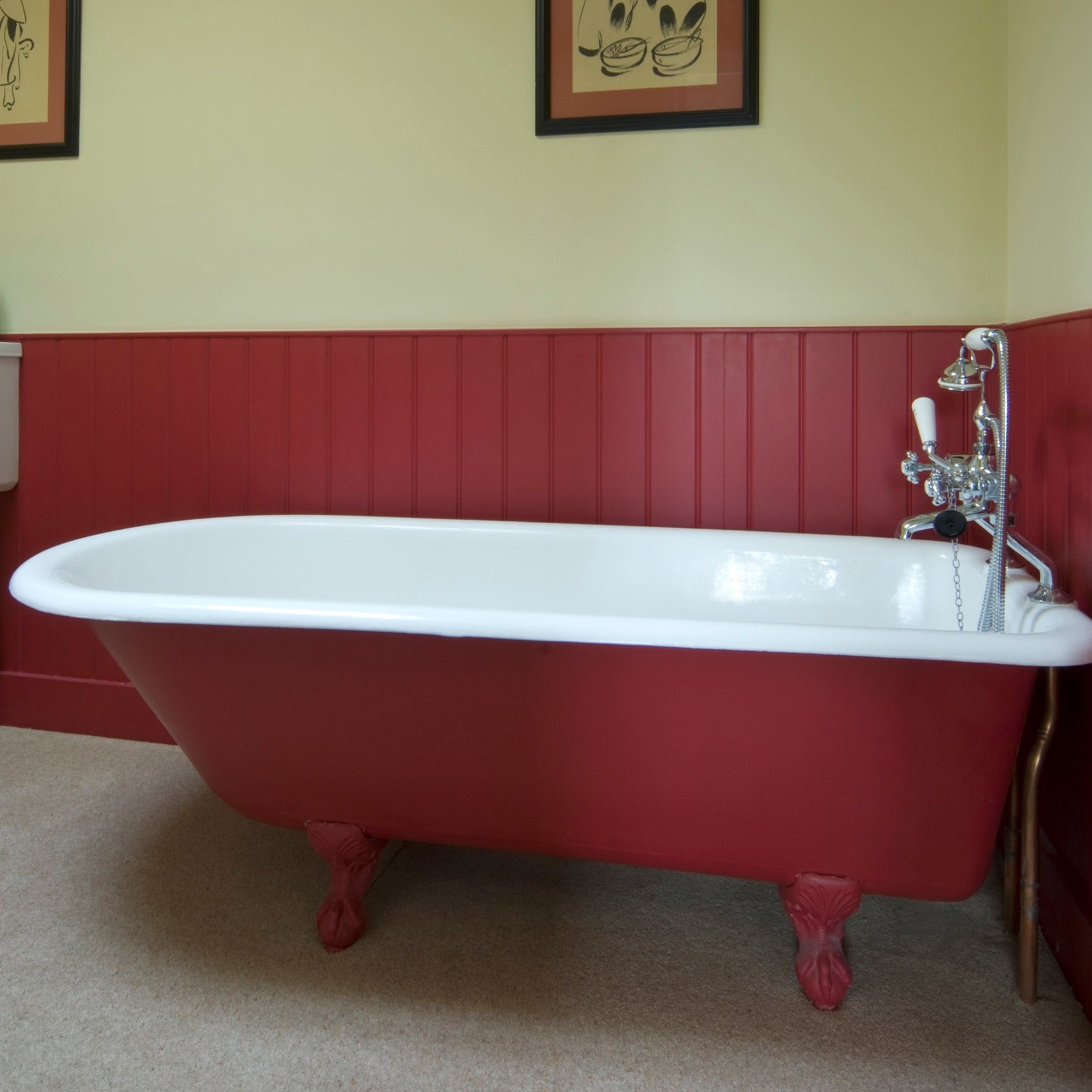 Estate Eggshell "Rectory Red" No. 217