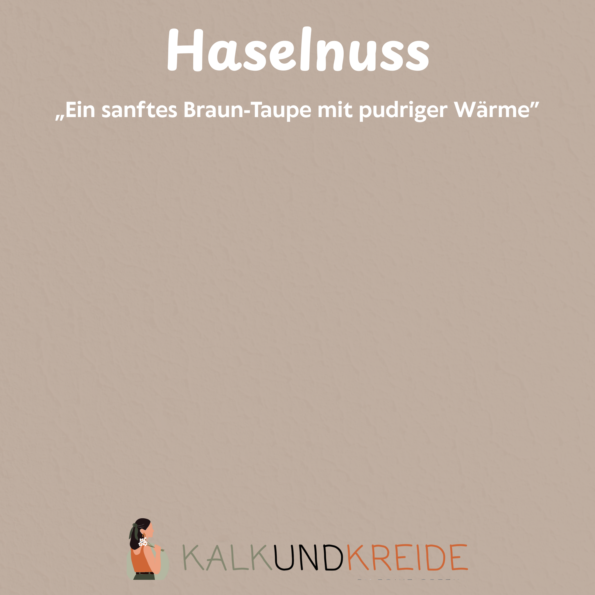 Matte Möbel-/Lackfarbe "Haselnuss"