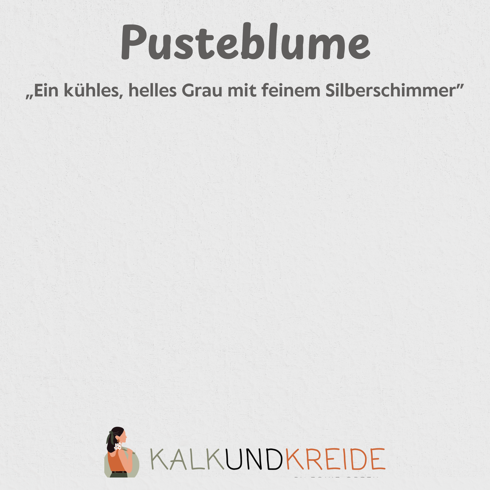 Matte Möbel-/Lackfarbe "Pusteblume"