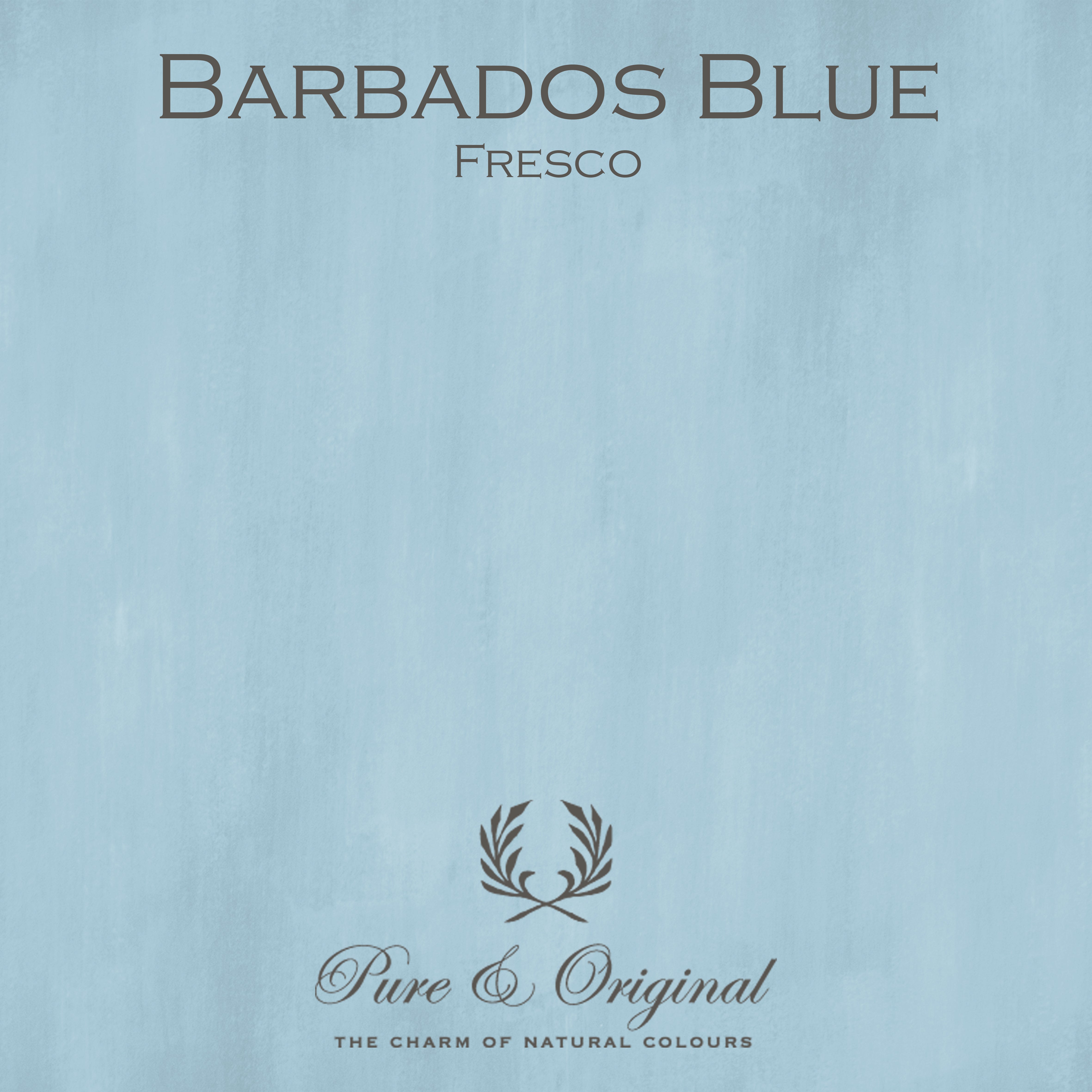 Fresco Kalkfarbe "Barbados Blue"