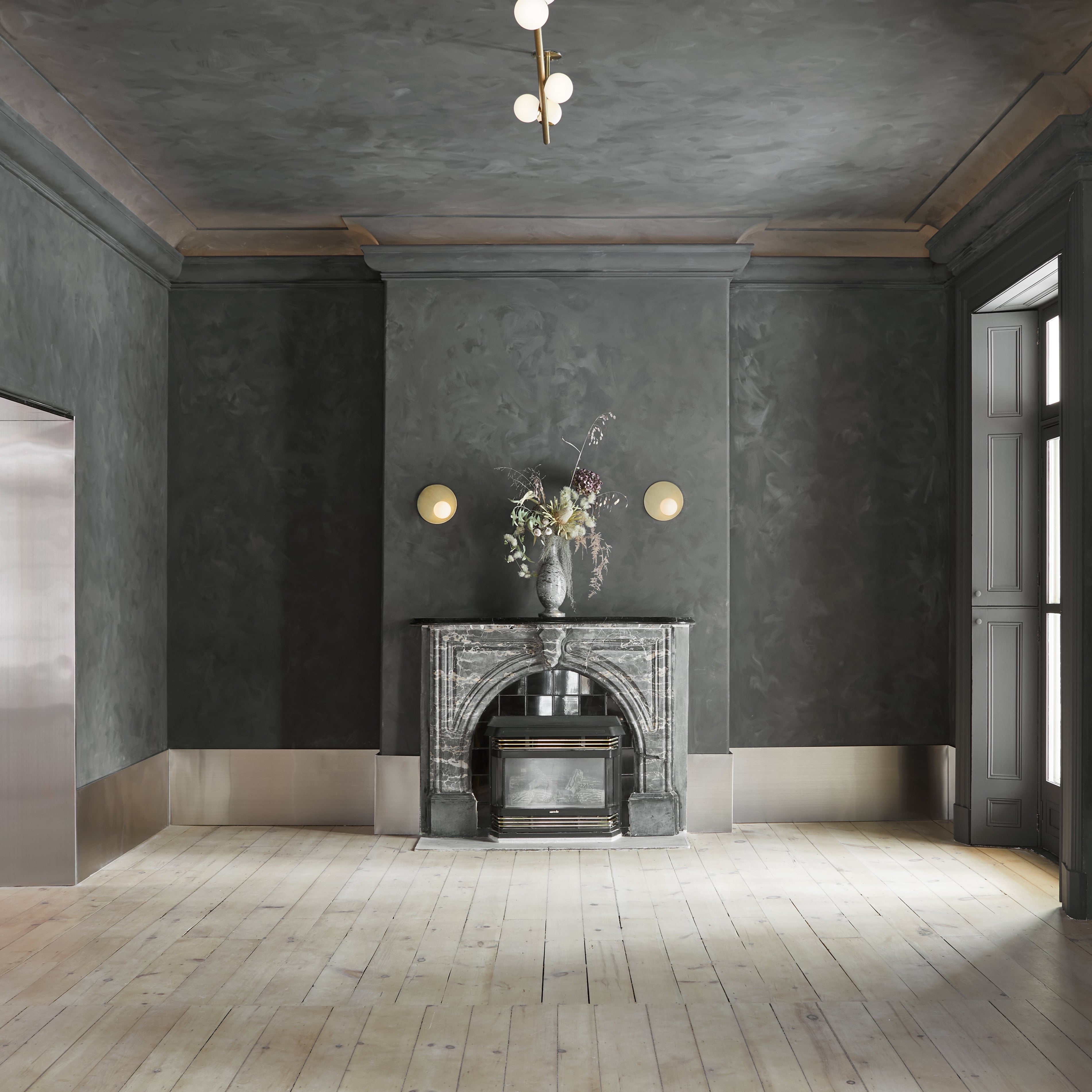 Fresco Kalkfarbe "Black Smoke"