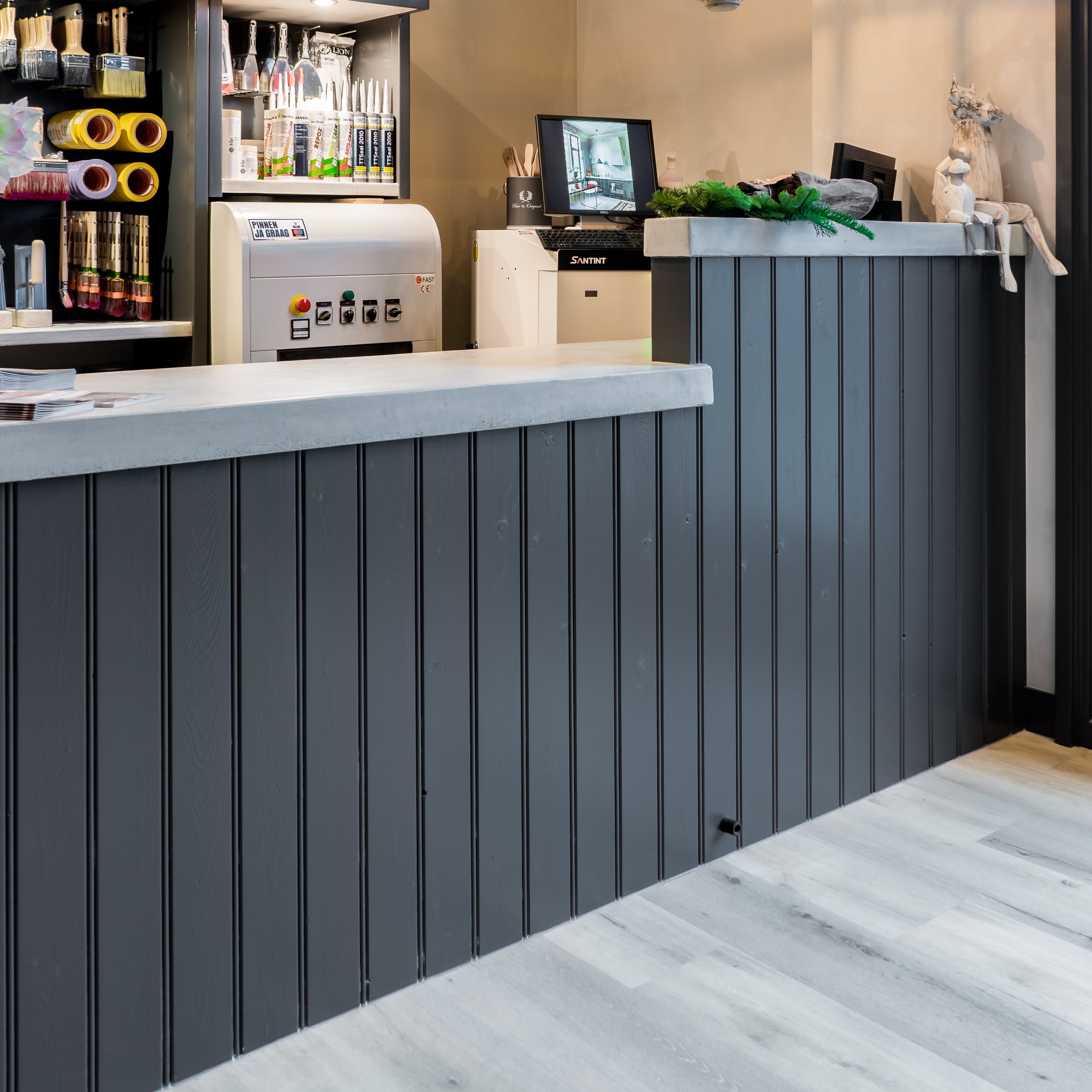 Traditional Paint Eggshell "Black Smoke"