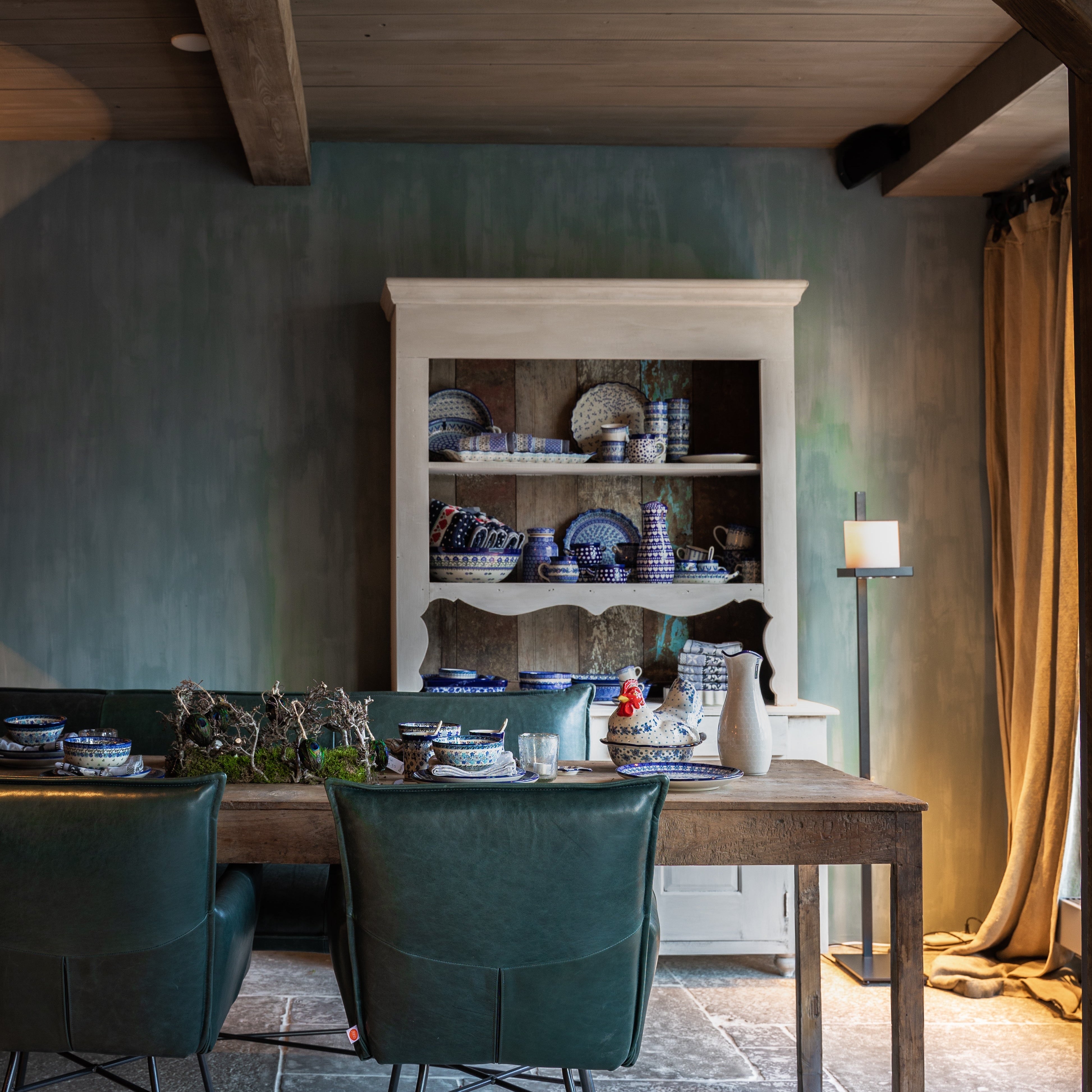 Fresco Kalkfarbe "Blue Reef"