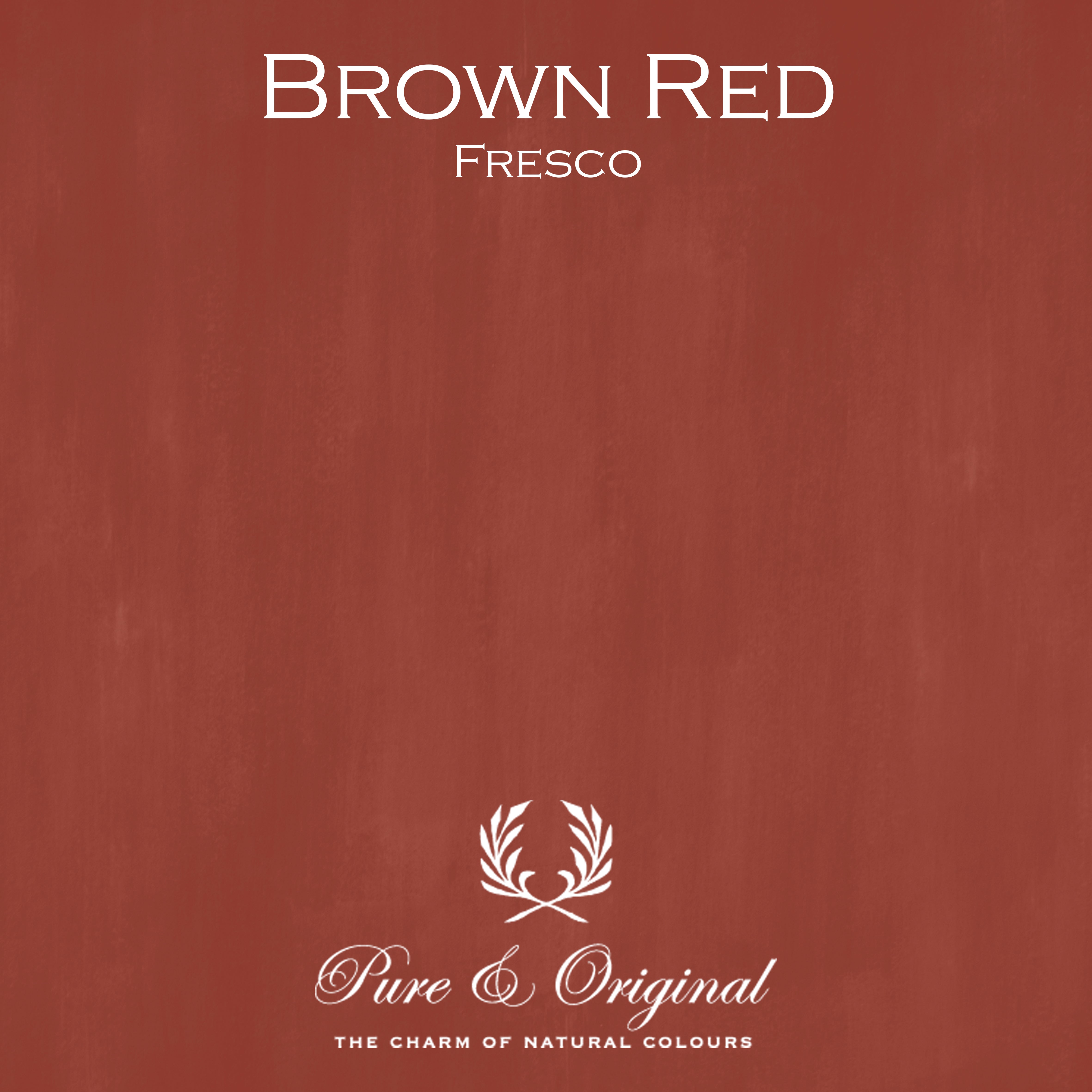 Fresco Kalkfarbe "Brown Red"