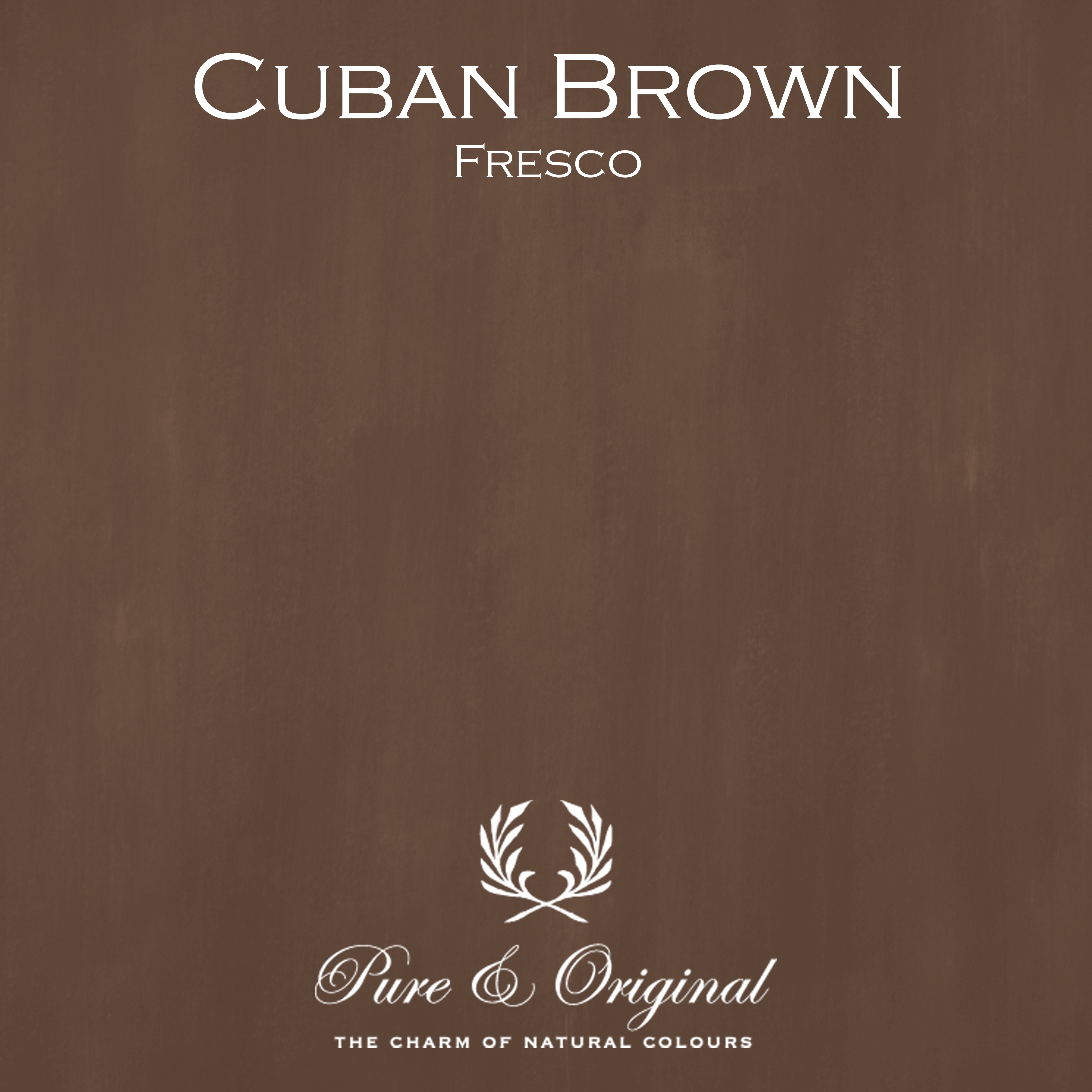 Fresco Kalkfarbe "Cuban Brown"