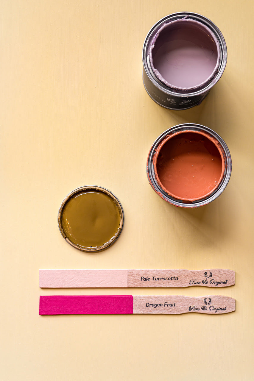 Pure & Original Testpaket Klein – 3 Farben inklusive Pinsel & Bürste