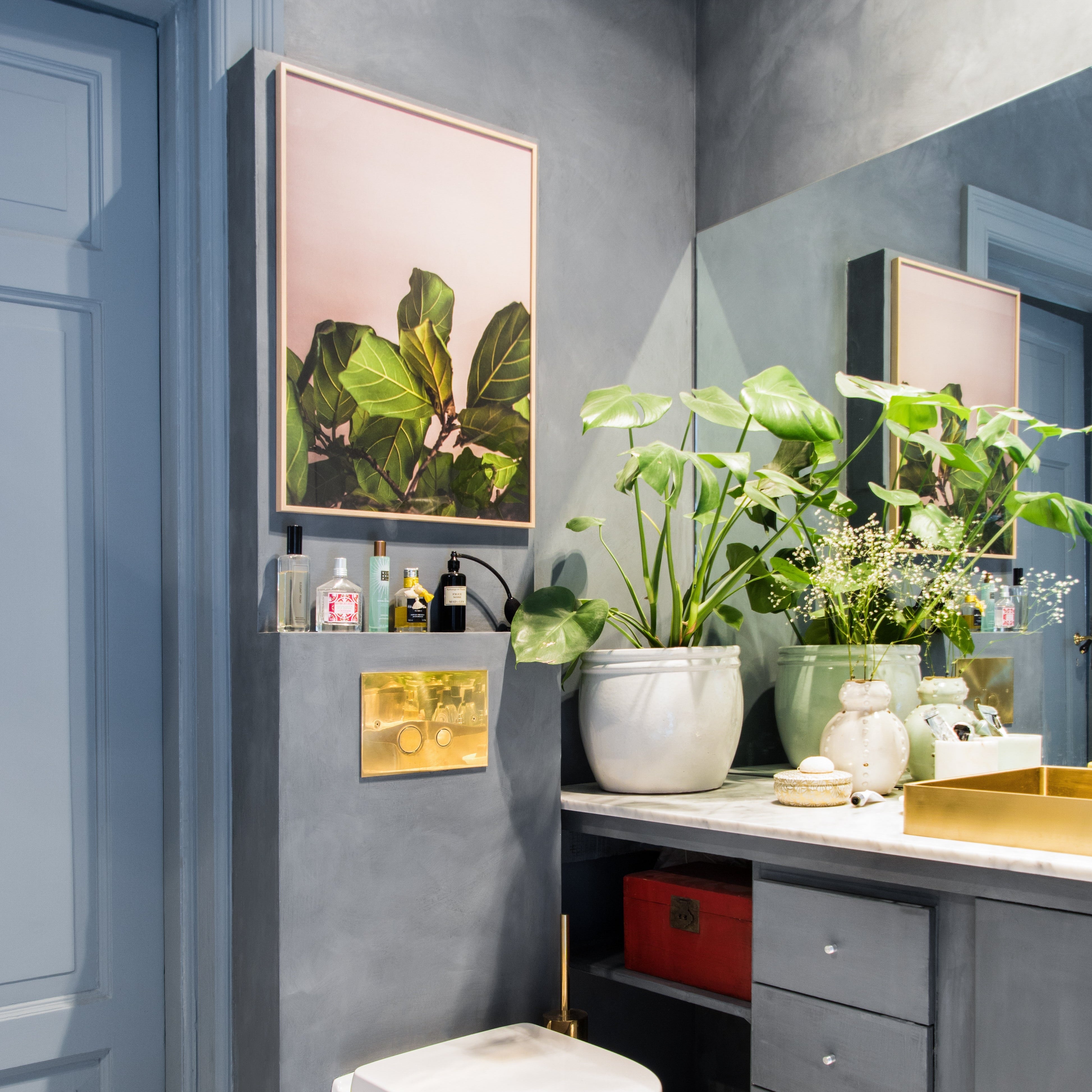Fresco Kalkfarbe "Oxford Blue"
