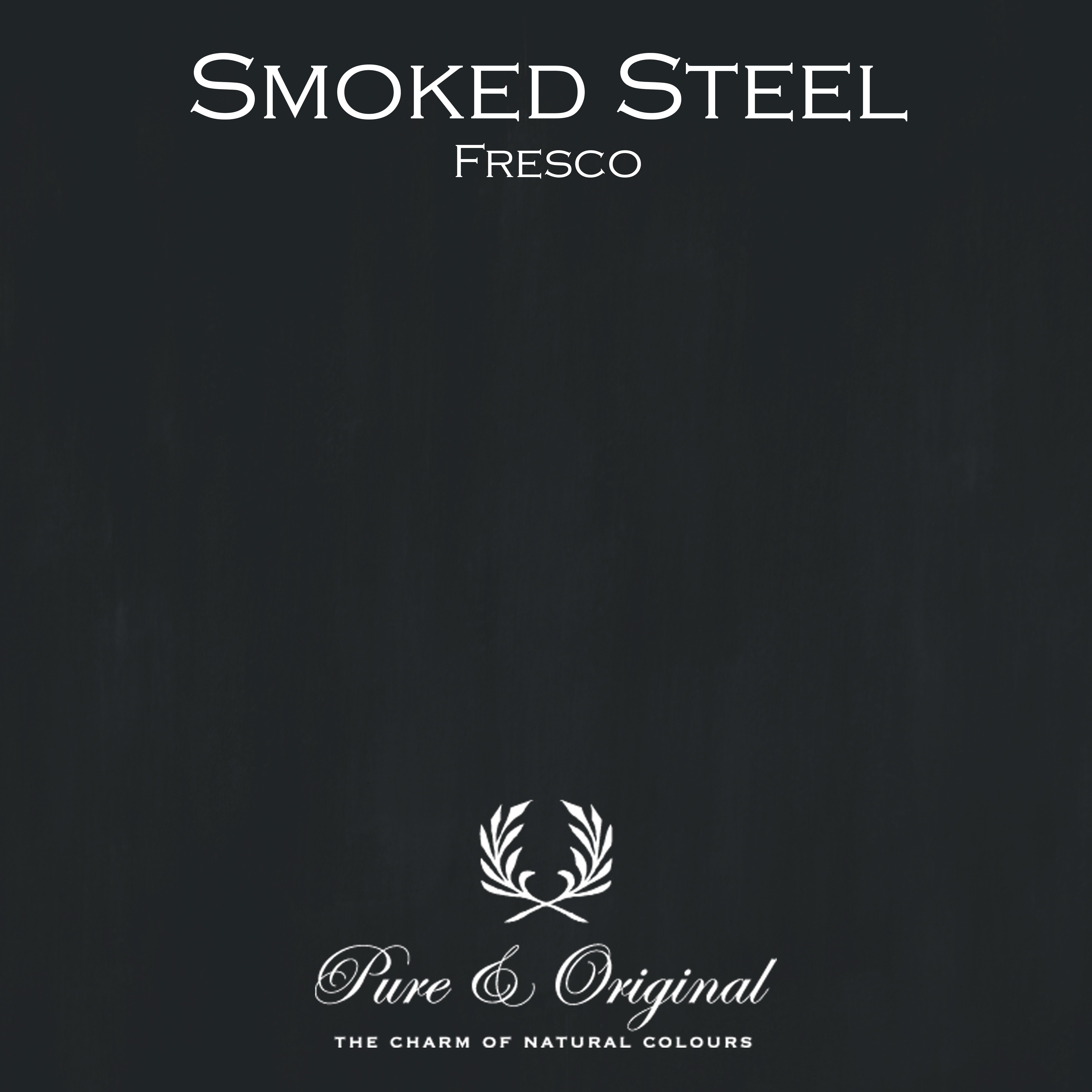 Fresco Kalkfarbe "Smoked Steel"