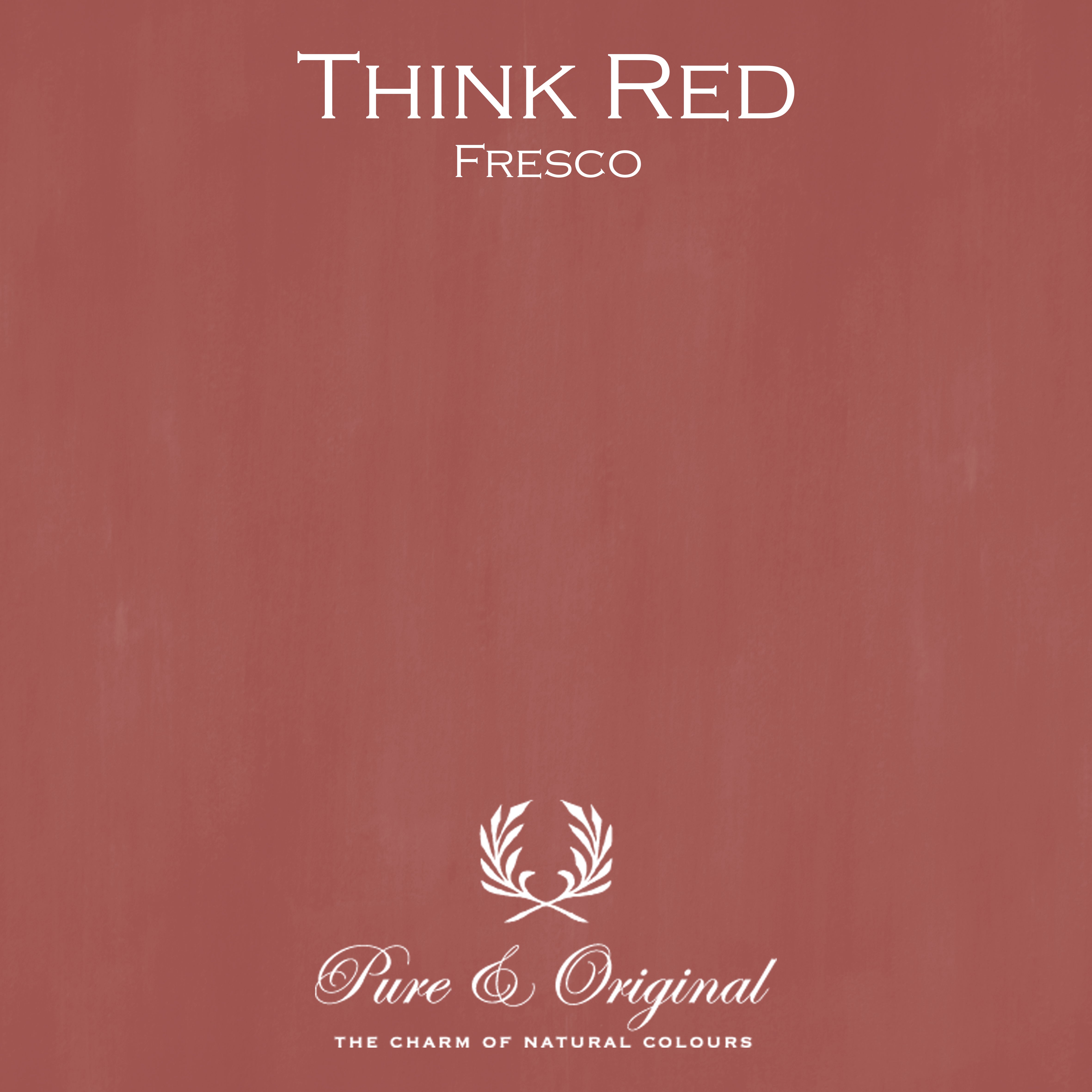 Fresco Kalkfarbe "Think Red"