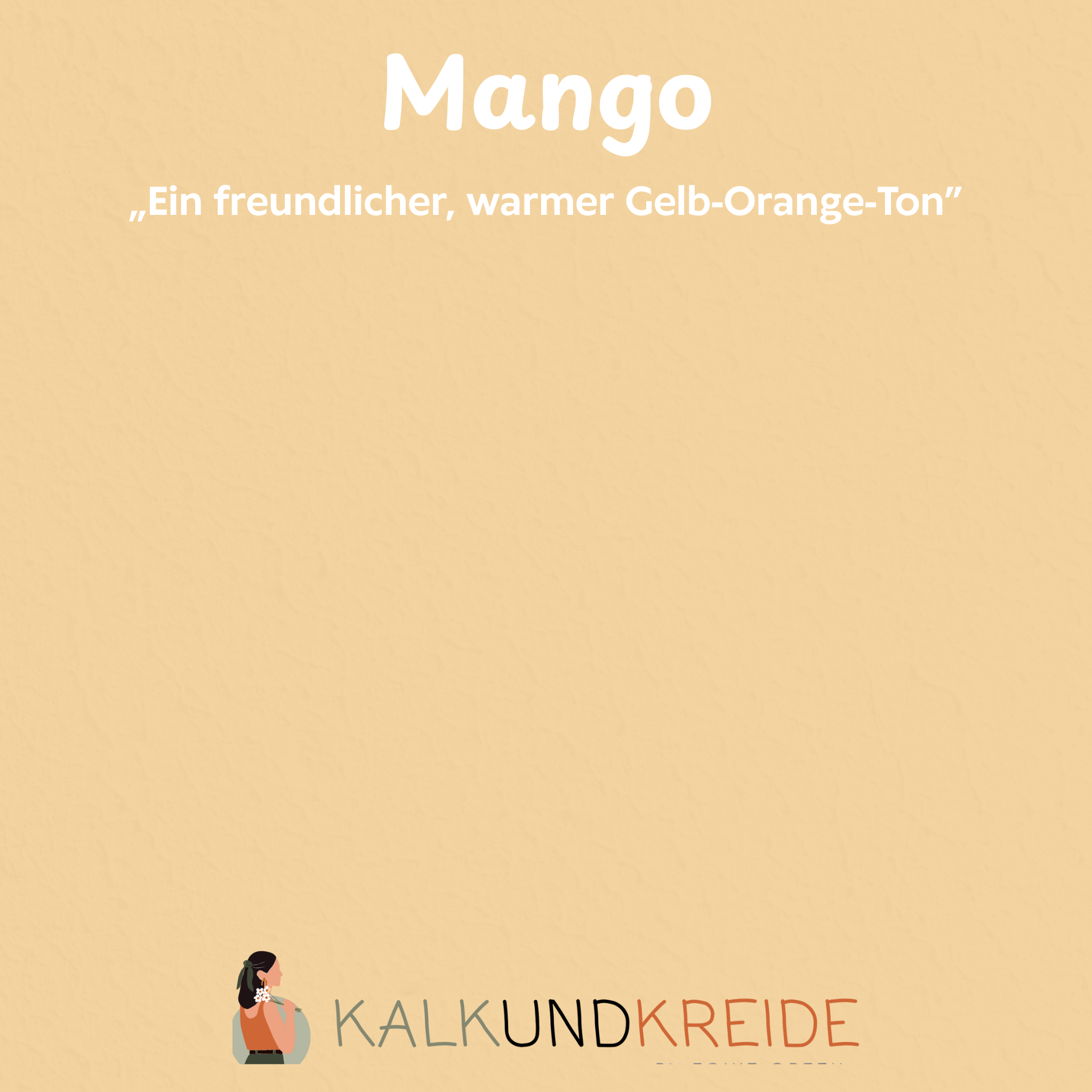 Matte Möbel-/Lackfarbe "Mango"
