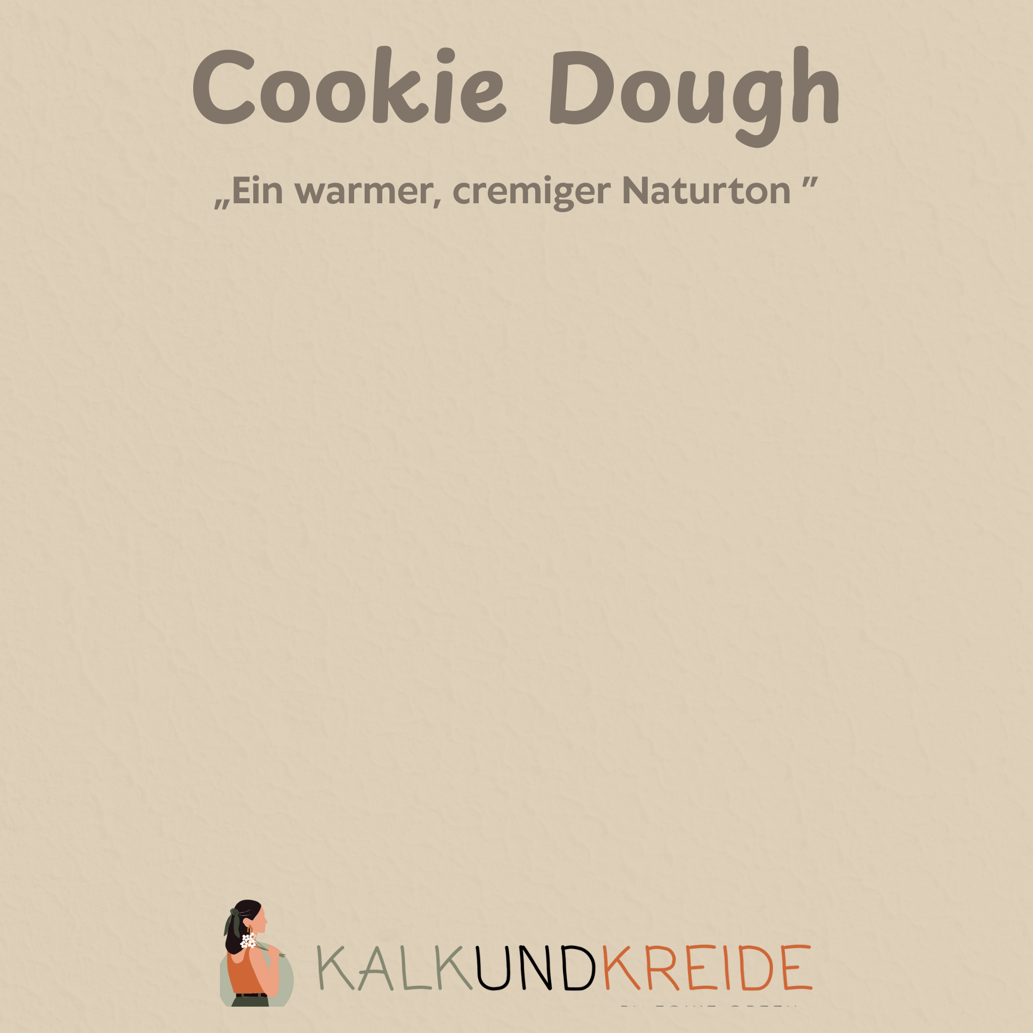 Matte Möbel-/Lackfarbe "Cookie Dough"