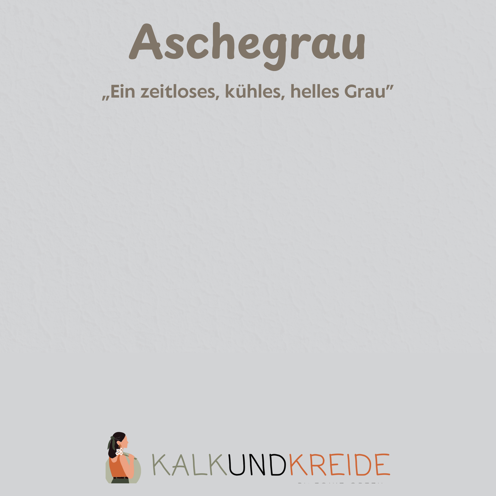 Matte Möbel-/Lackfarbe "Aschegrau"