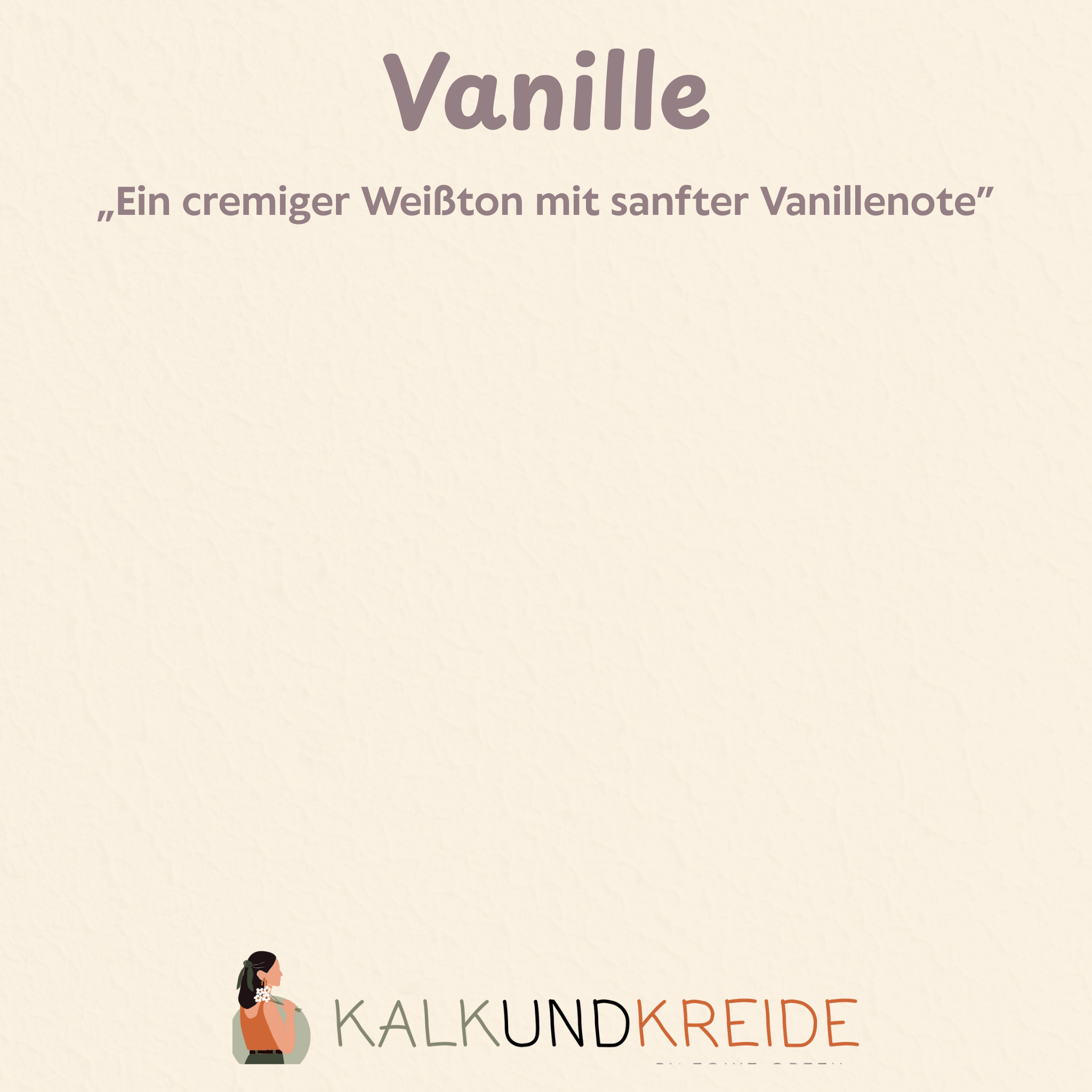Matte Möbel-/Lackfarbe "Vanille"