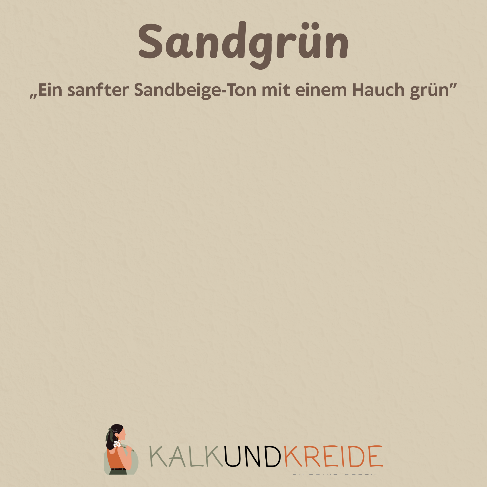 Matte Möbel-/Lackfarbe "Sandgrün"
