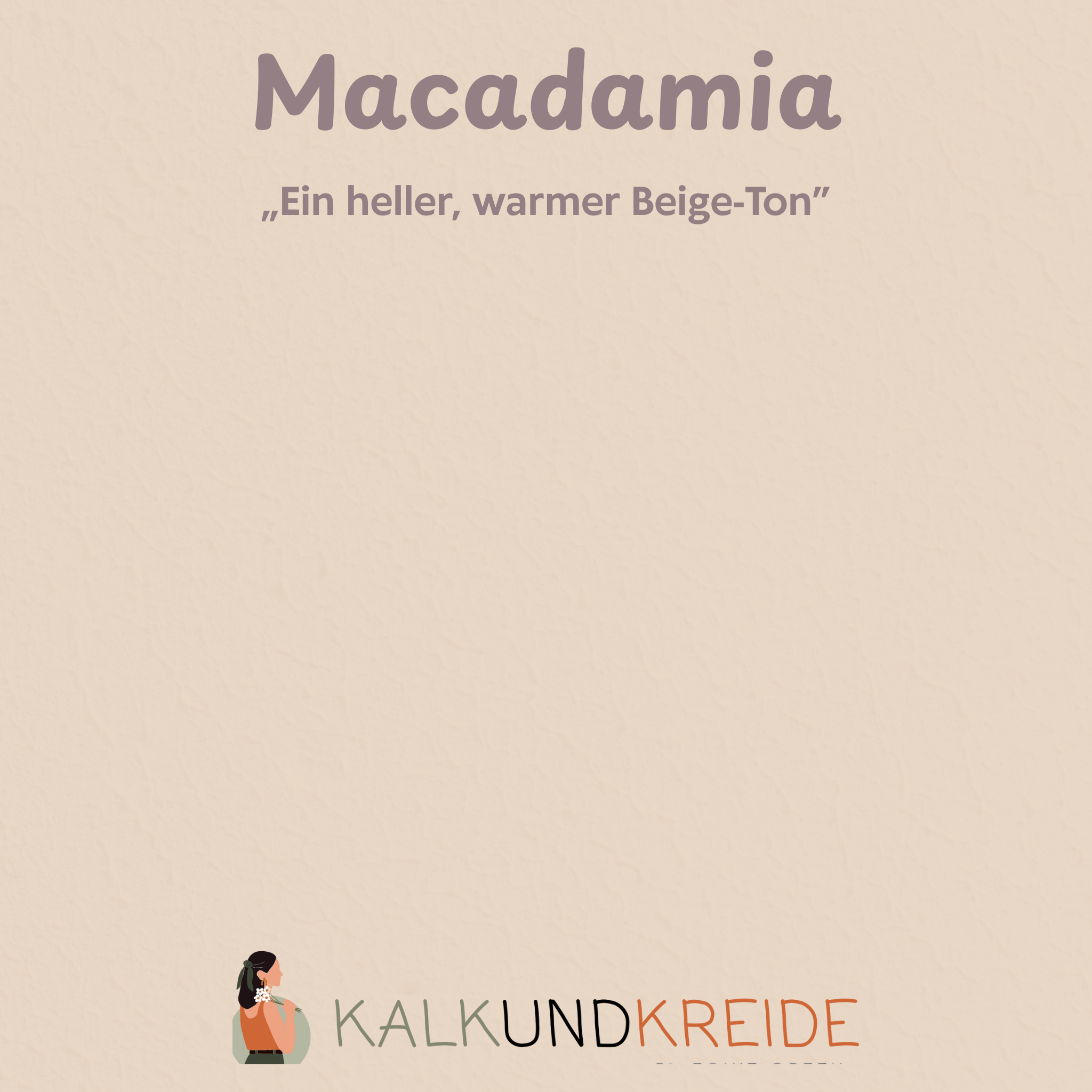 Matte Möbel-/Lackfarbe "Macadamia"