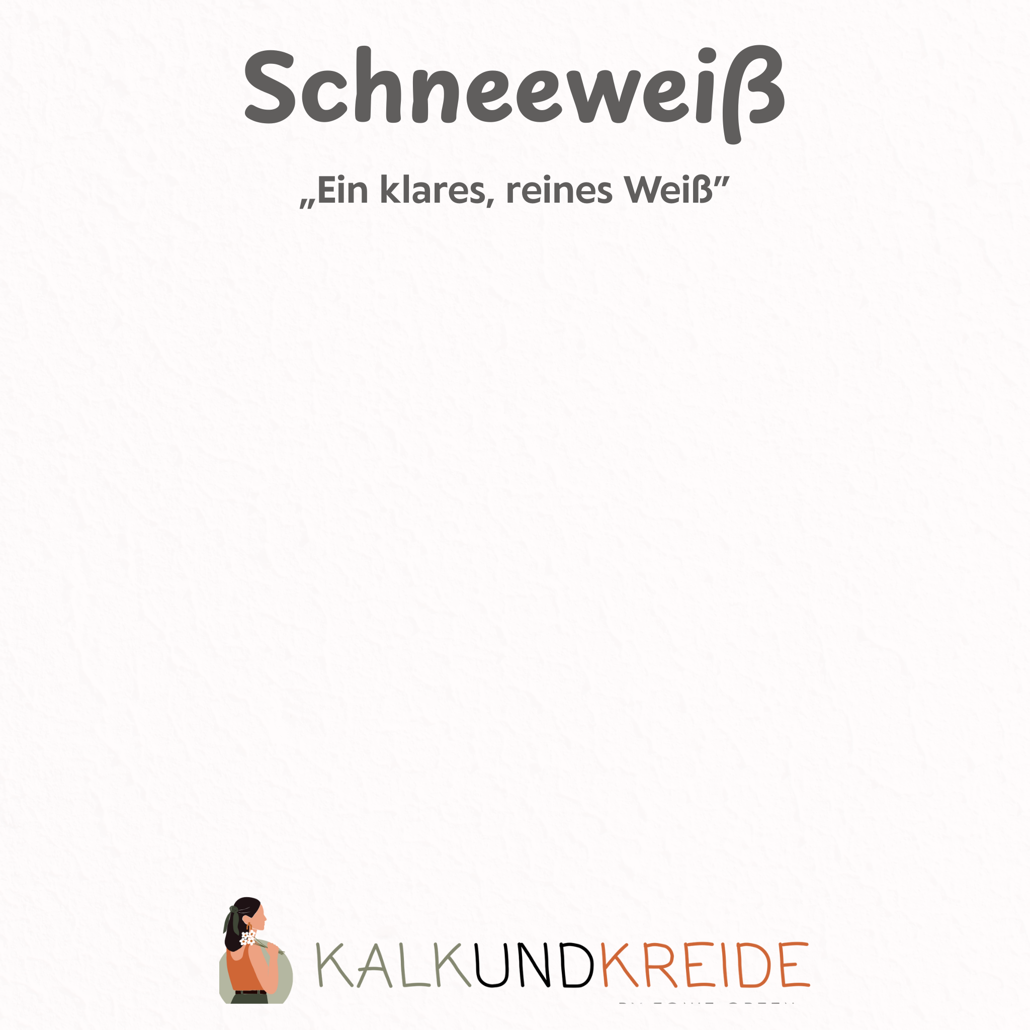 Matte Möbel-/Lackfarbe "Schneeweiß"