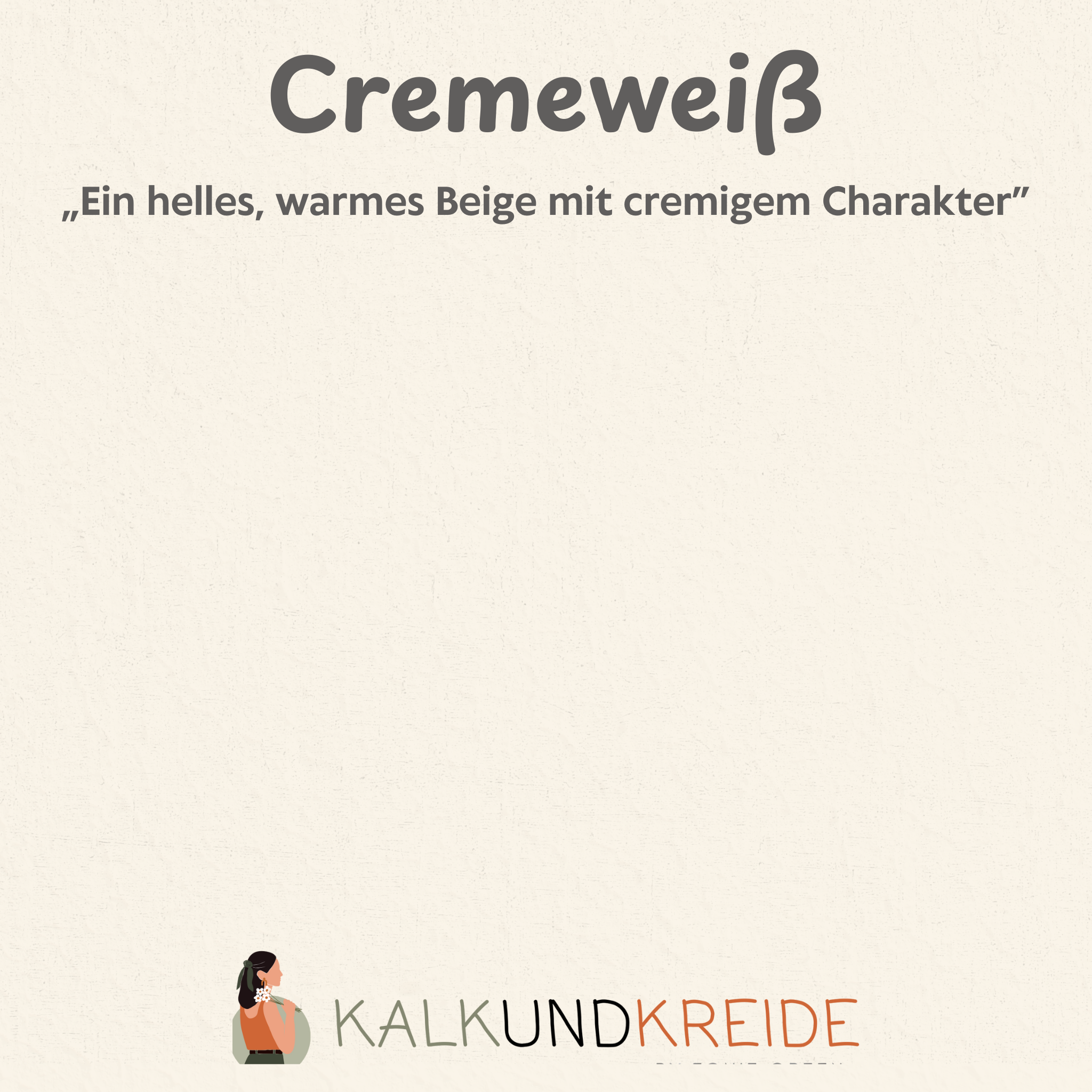 Matte Möbel-/Lackfarbe "Cremeweiß"