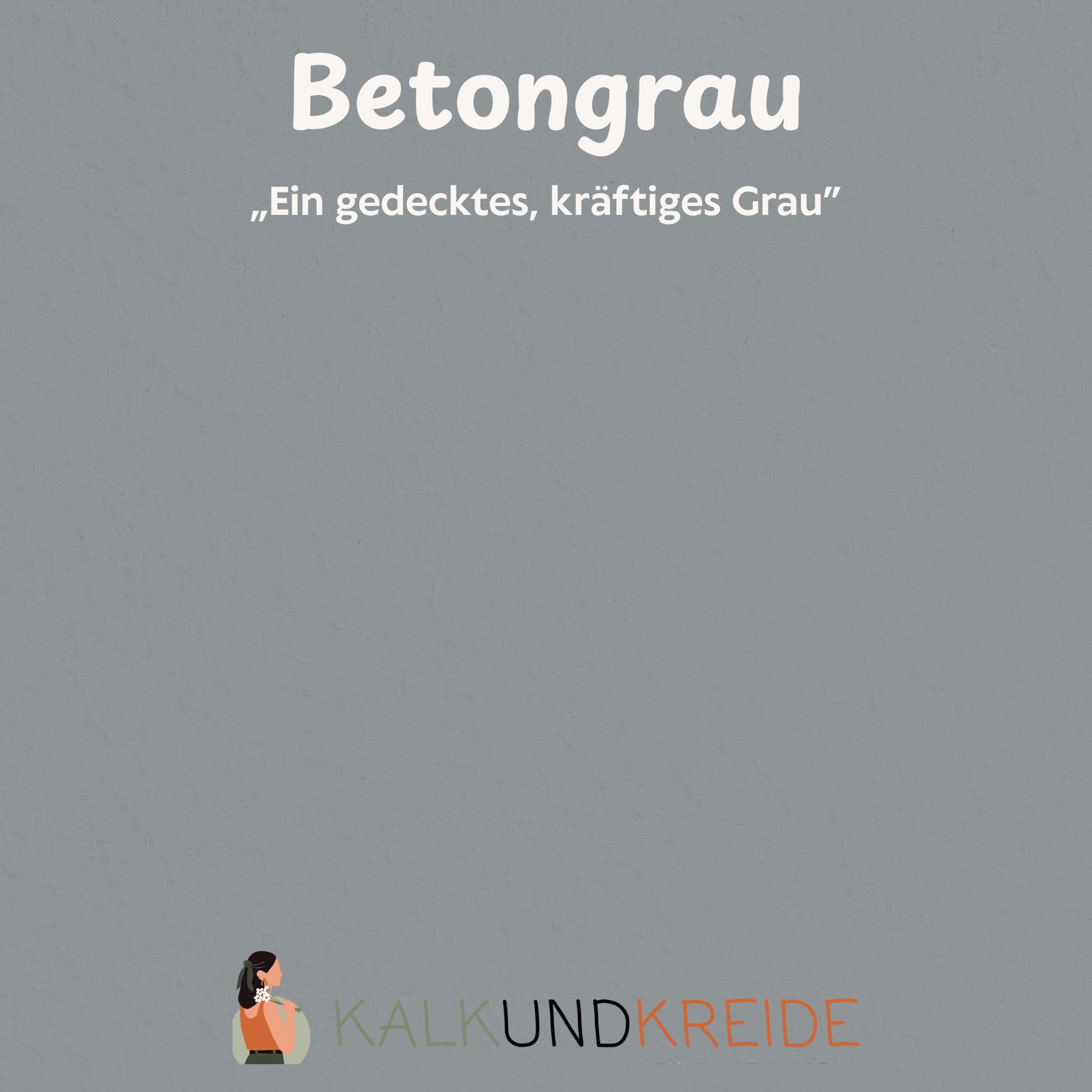 Matte Möbel-/Lackfarbe "Betongrau"