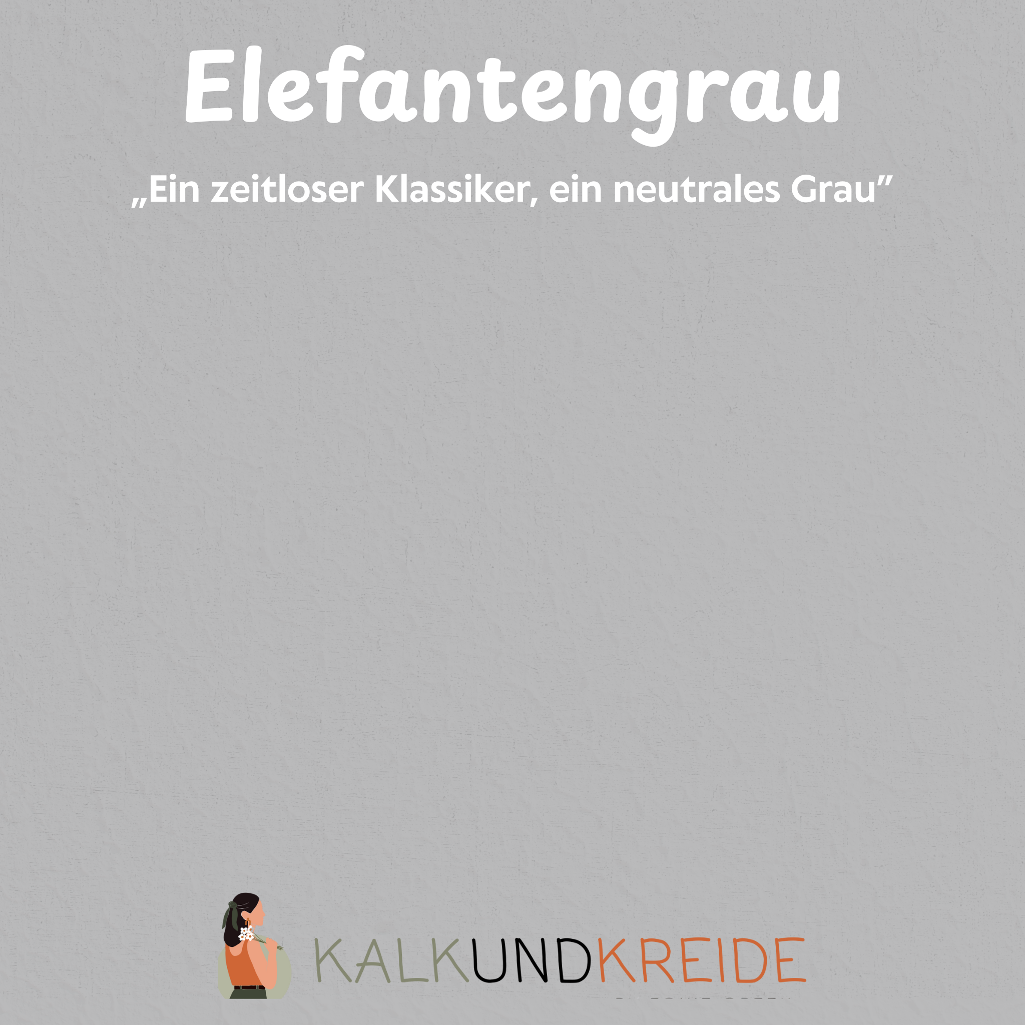 Matte Möbel-/Lackfarbe "Elefantengrau"