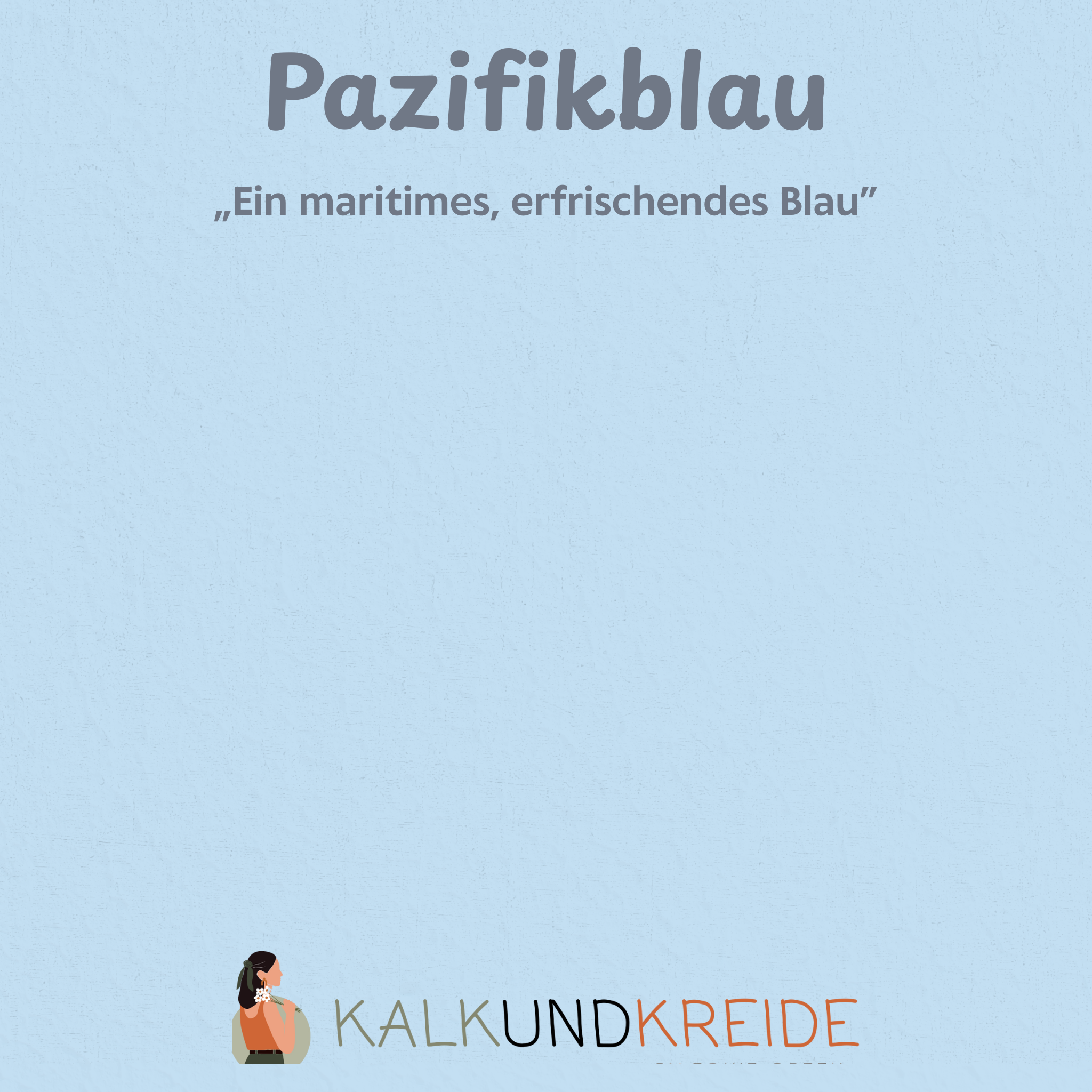Matte Möbel-/Lackfarbe "Pazifikblau"