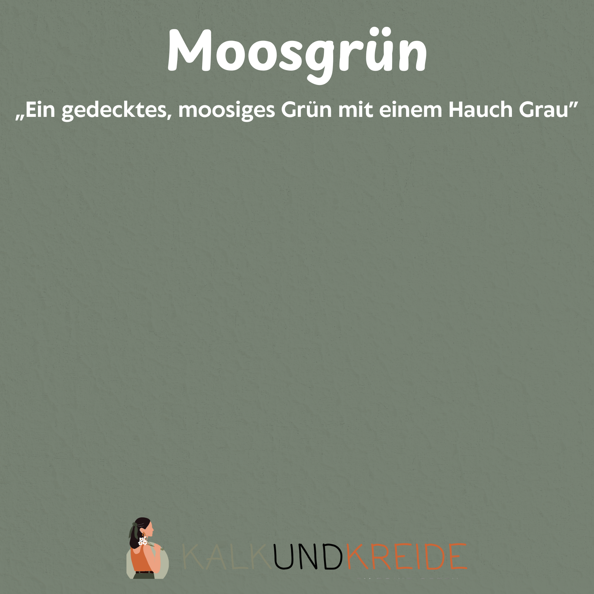 Matte Möbel-/Lackfarbe "Moosgrün"