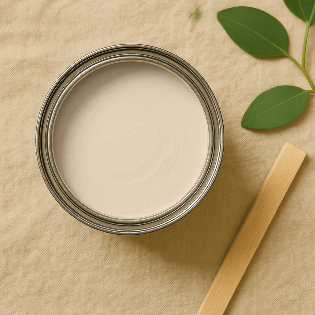 Pudrig-Matte Wandfarbe "Aprikose"