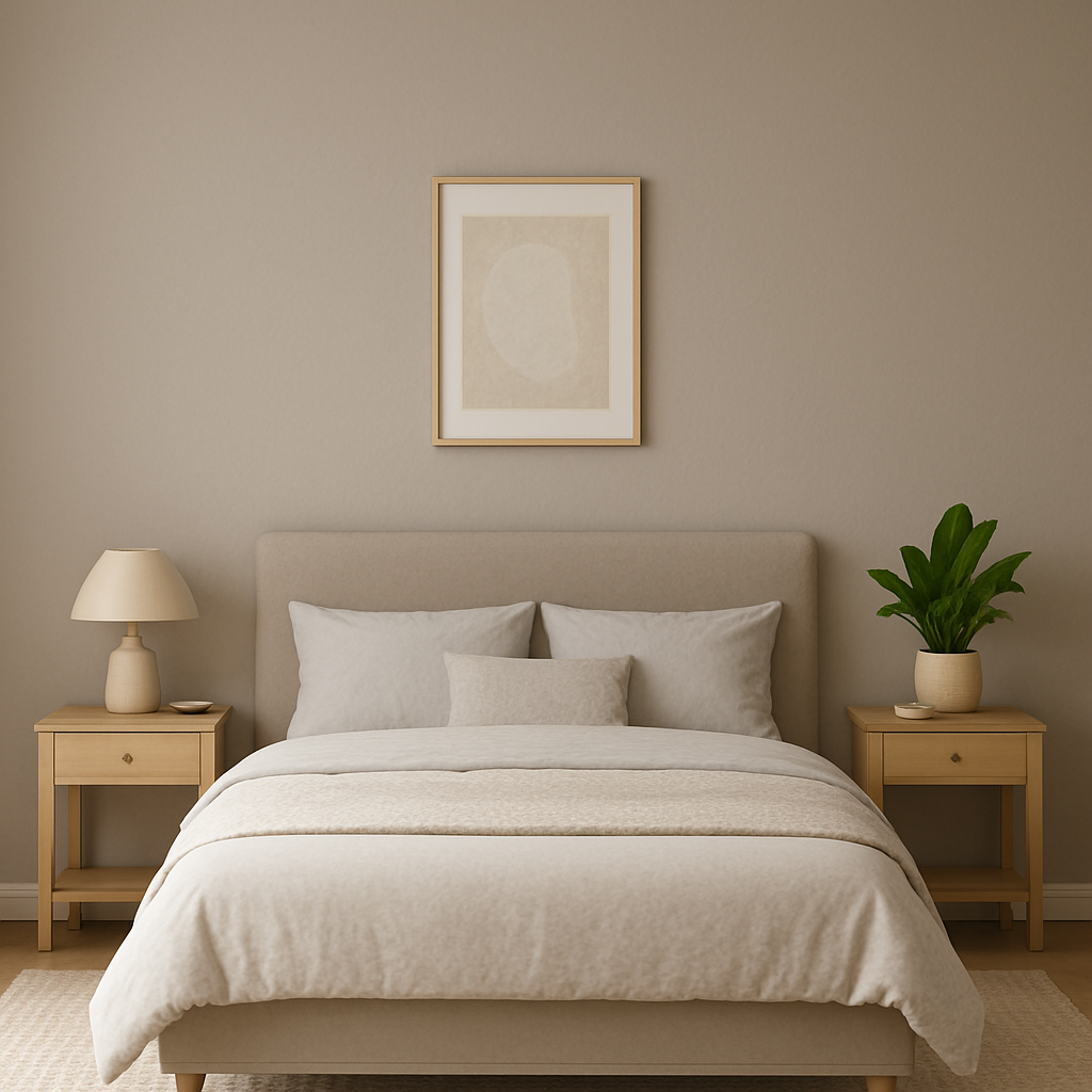 Pudrig-Matte Wandfarbe "Haselnuss"