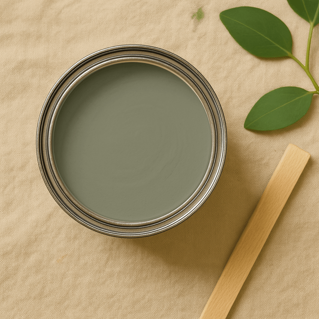 Pudrig-Matte Wandfarbe "Khaki"