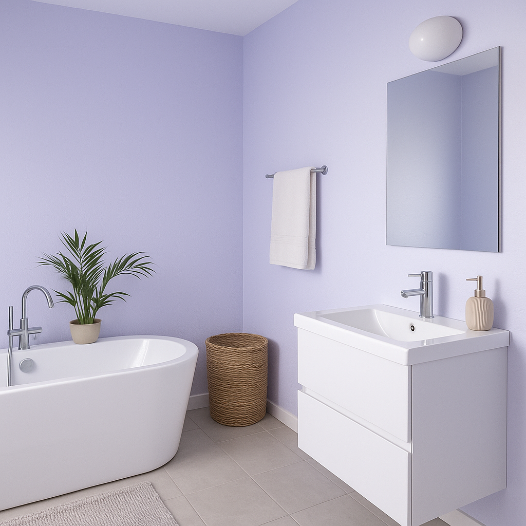 Pudrig-Matte Wandfarbe "Lavendel"