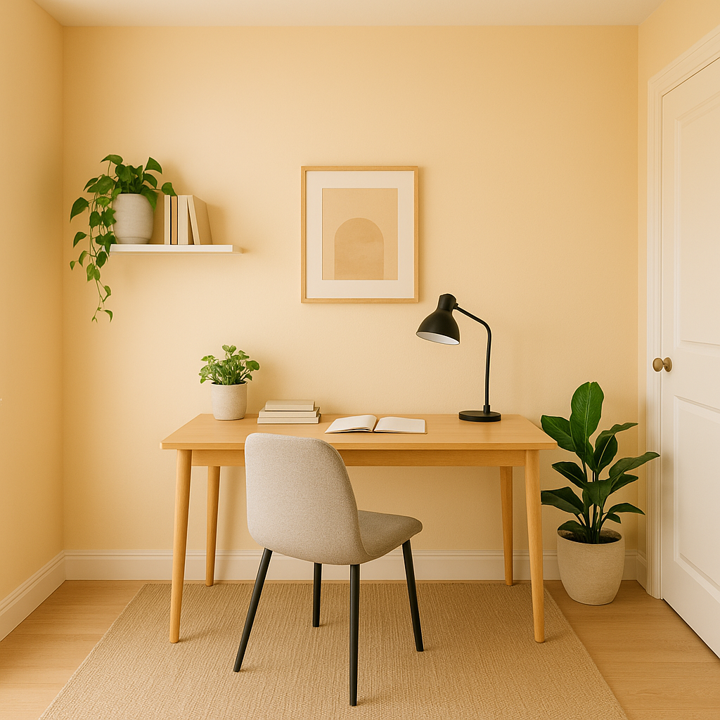 Pudrig-Matte Wandfarbe "Mango"