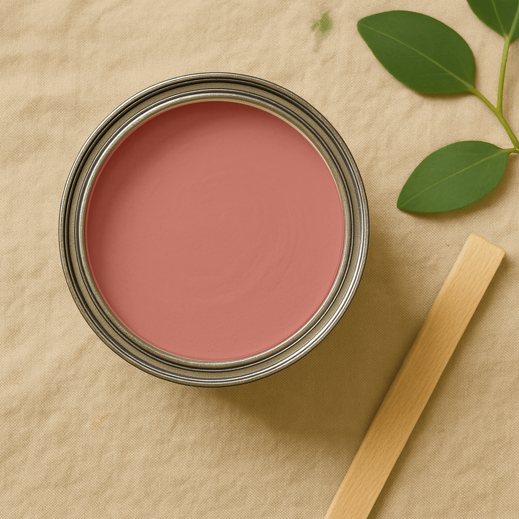 Pudrig-Matte Wandfarbe "Mohn"