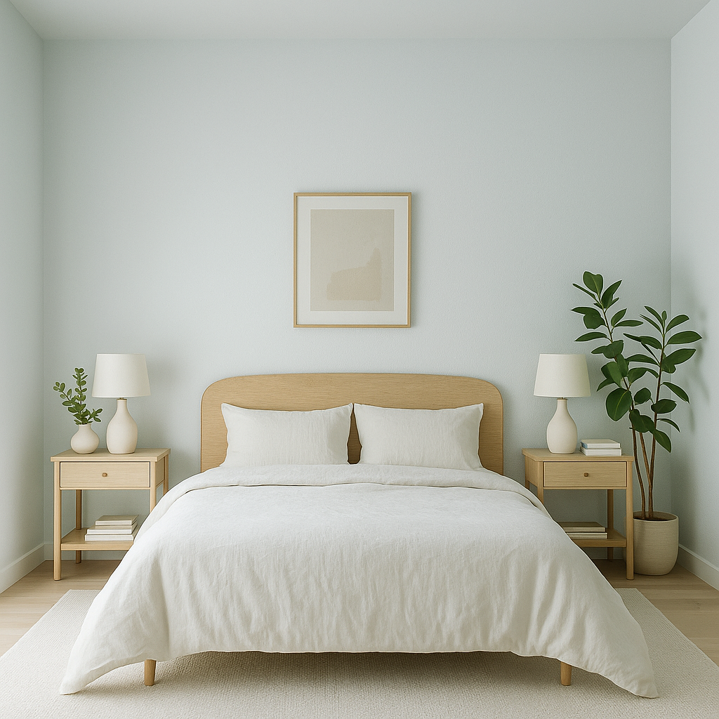 Pudrig-Matte Wandfarbe "Morgentau"