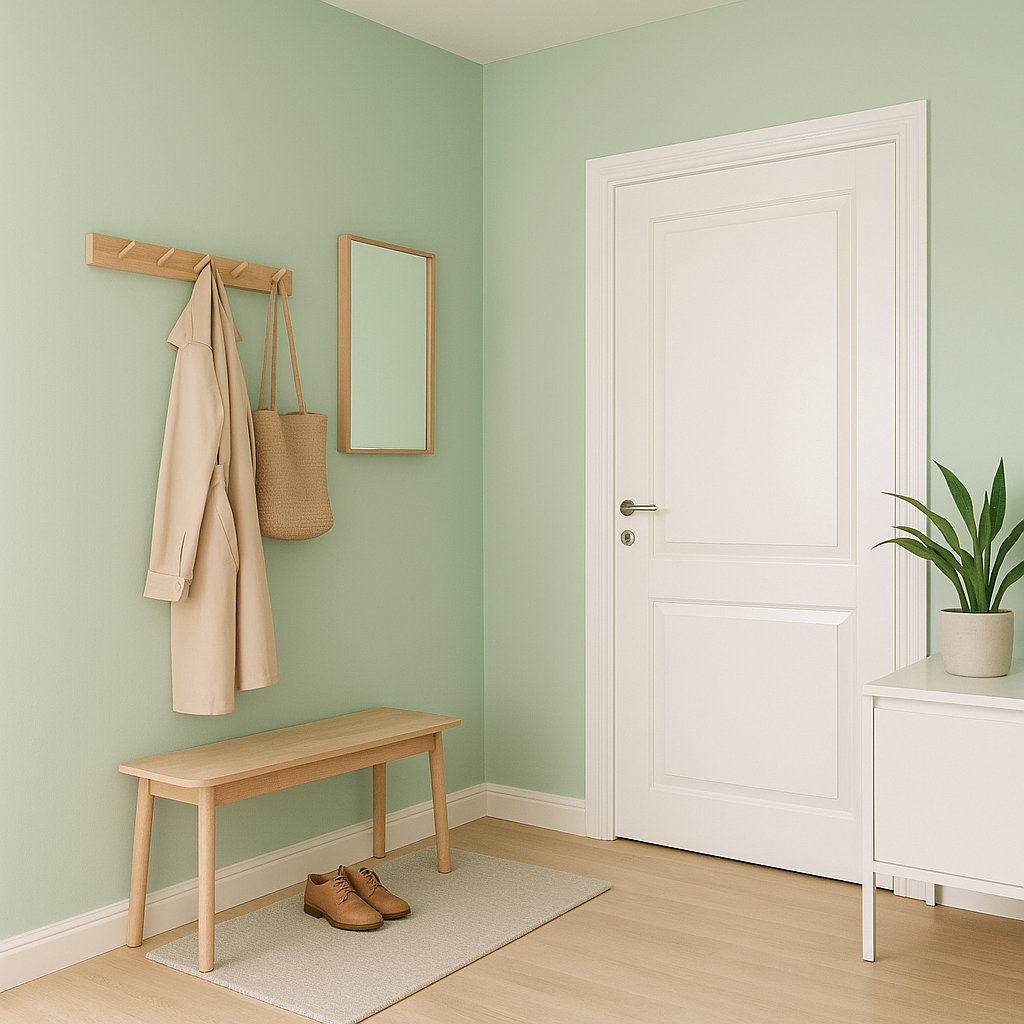Pudrig-Matte Wandfarbe "Salbei"